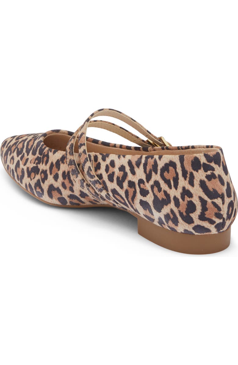 Paul Green Stella Pointed Toe Flat, Alternate, color, Leopard