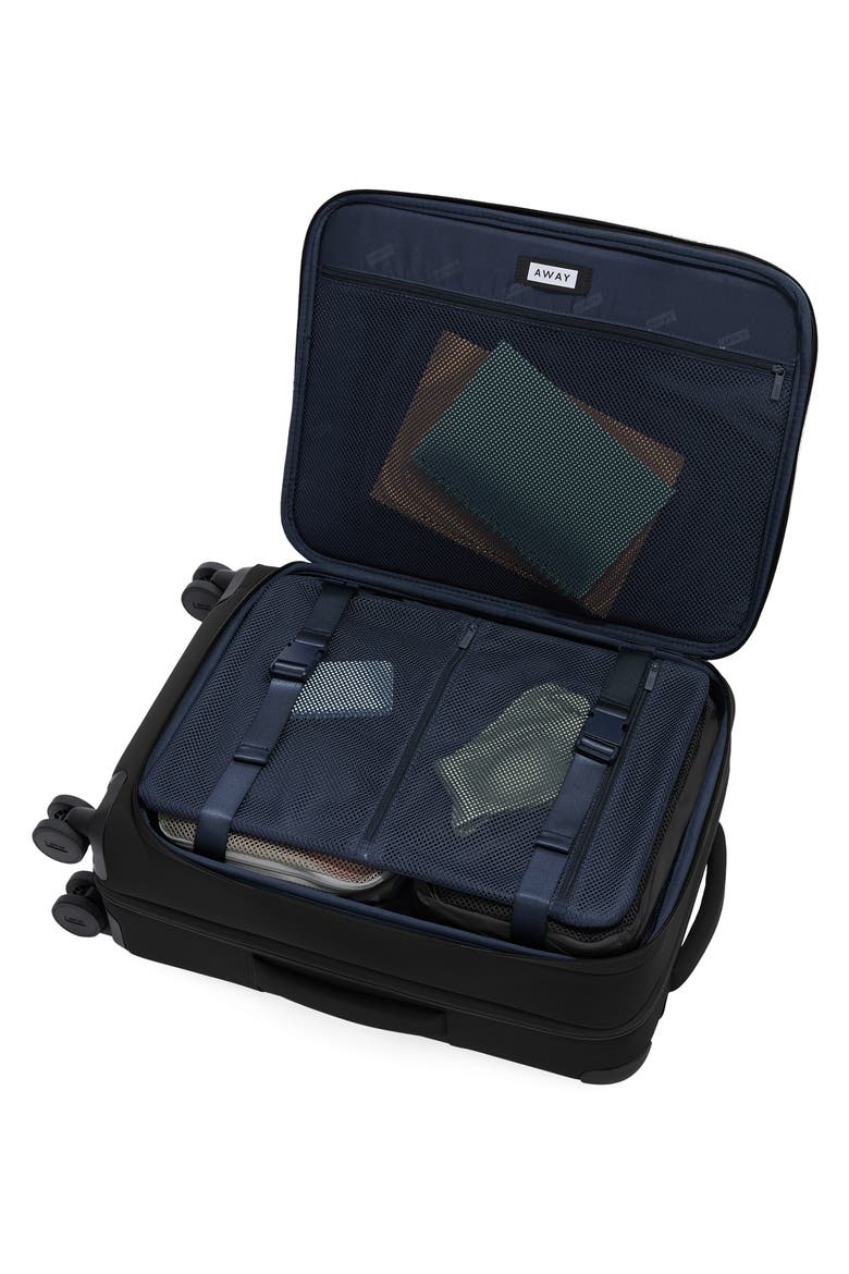 The Softside Bigger Carry-On Suitcase, Alternate, color, JET BLACK