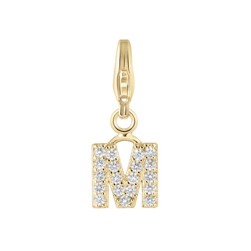 Electric Picks Initial Charm in Gold - M 
