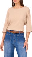 Vince Camuto Oversize Boatneck Top