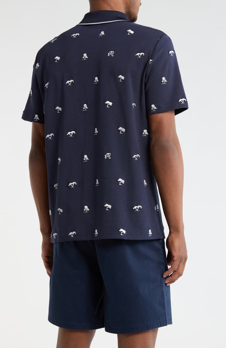 Malbon Golf Torrey Pines Polo, Alternate, color, Baritone Blue