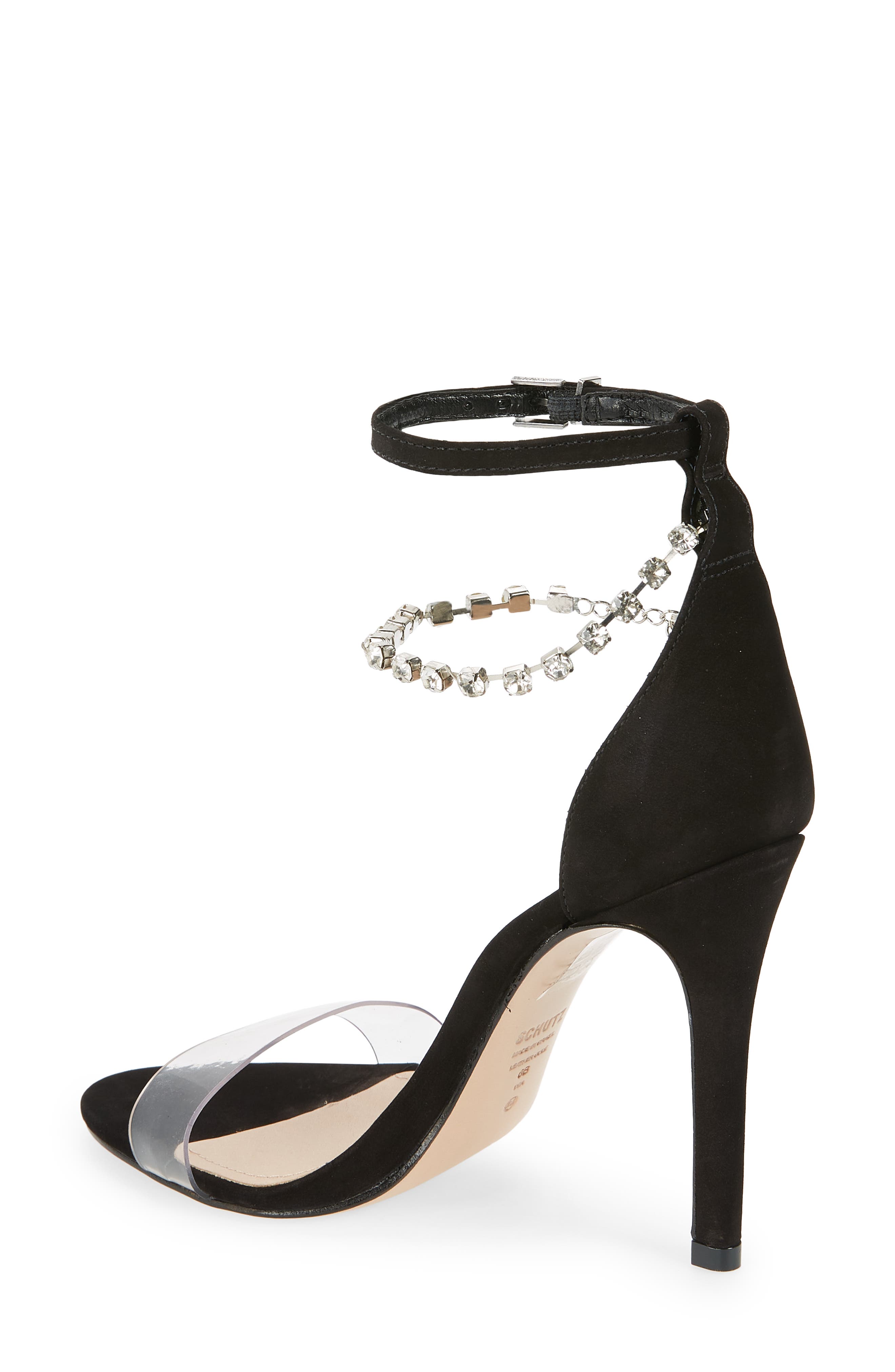Schutz Lah Embellished Ankle Strap Sandal, Alternate, color, 