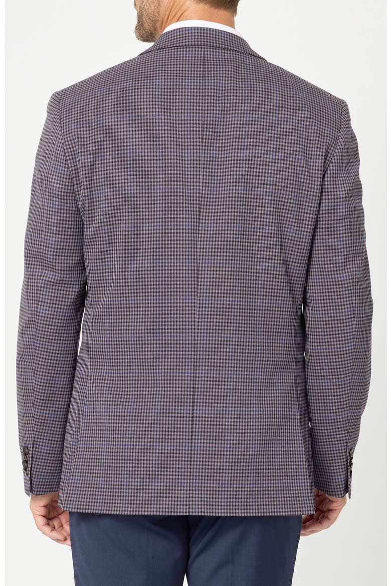 Multi Check Sport Coat, Alternate, color, BERRY/ NAVY