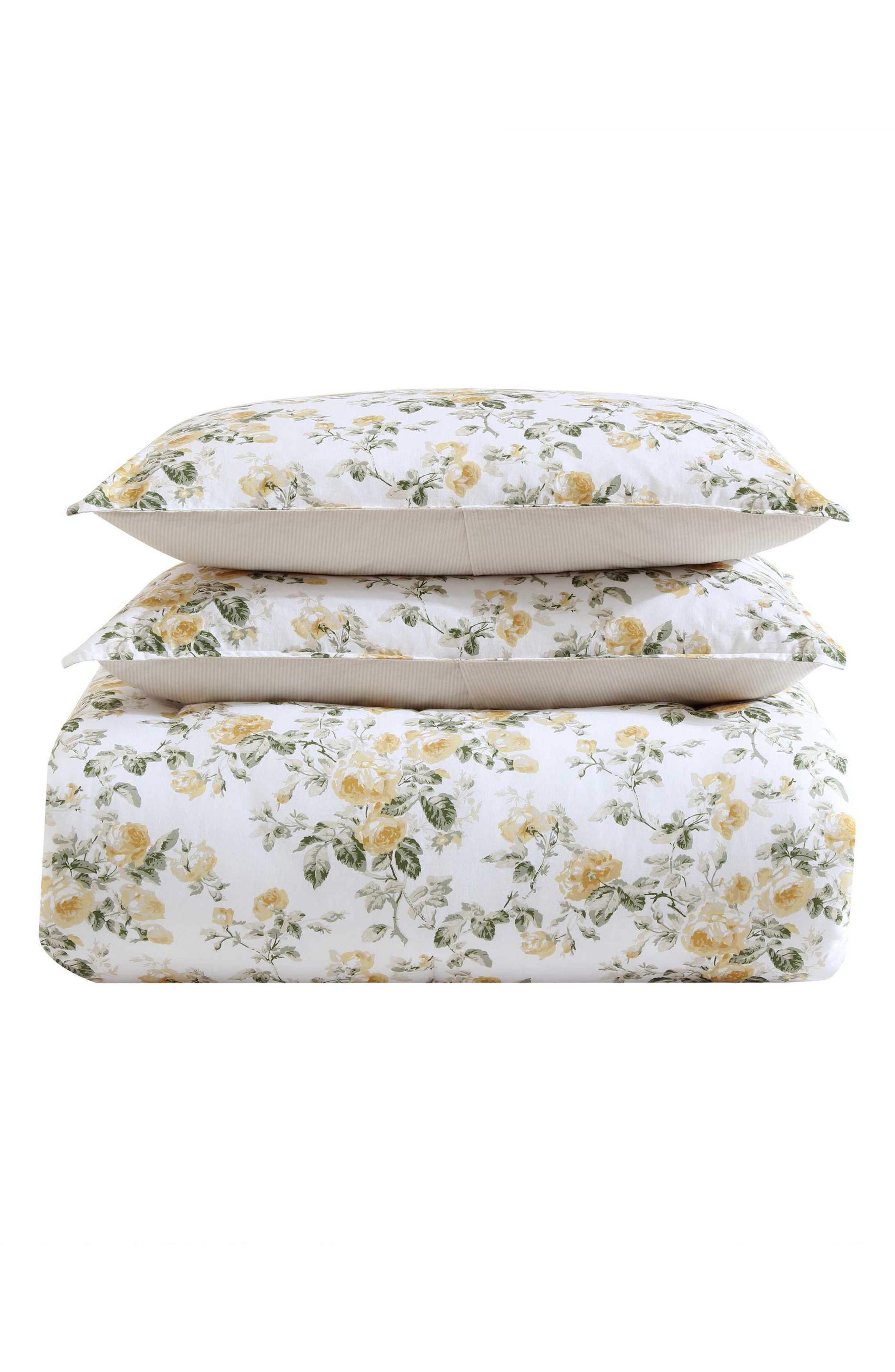 Laura Ashley Roses 7-Piece Cotton Comforter Set