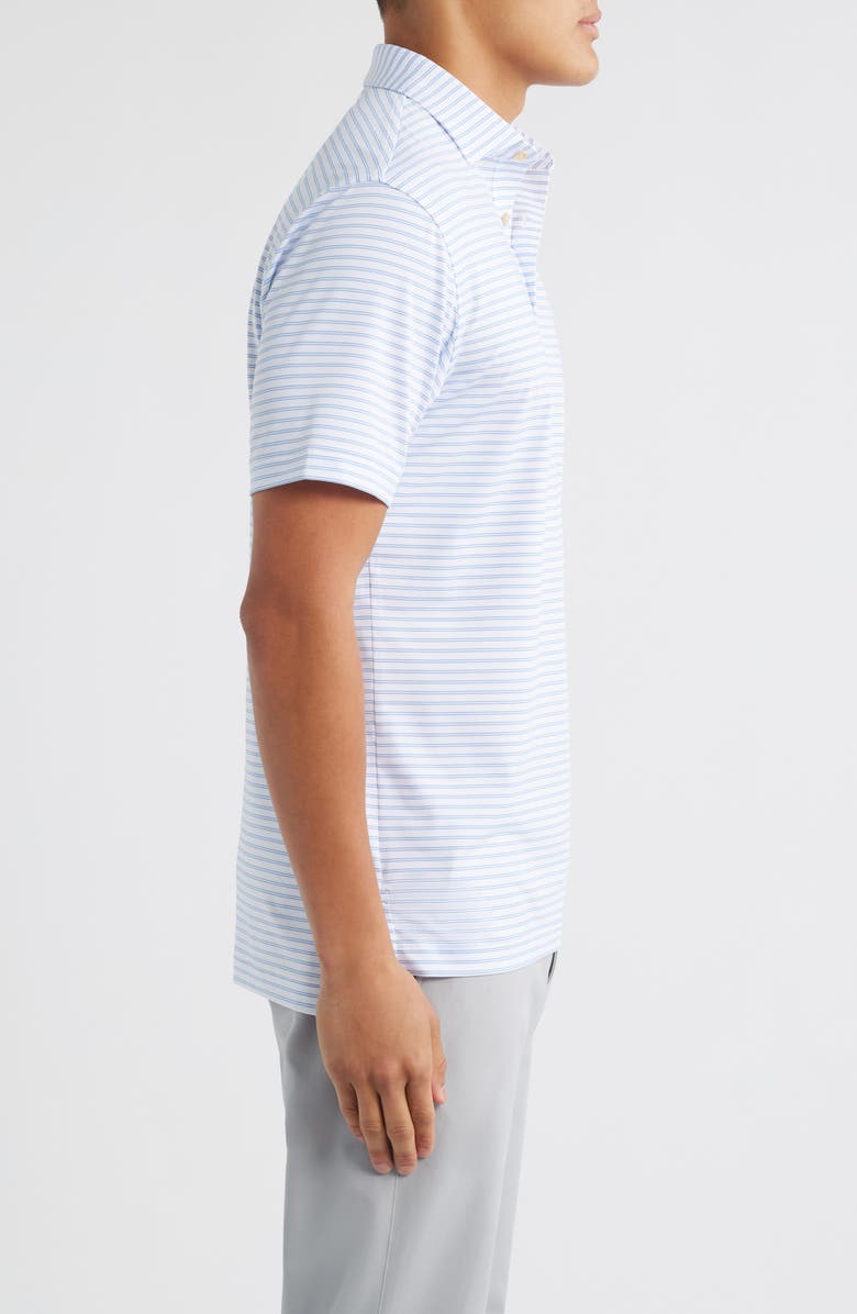 Peter Millar Eden Performance Jersey Polo, Alternate, color, White