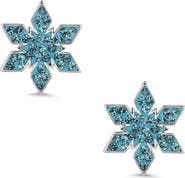 Lily Nily Kids' Crystal Snowflake Stud Earrings
