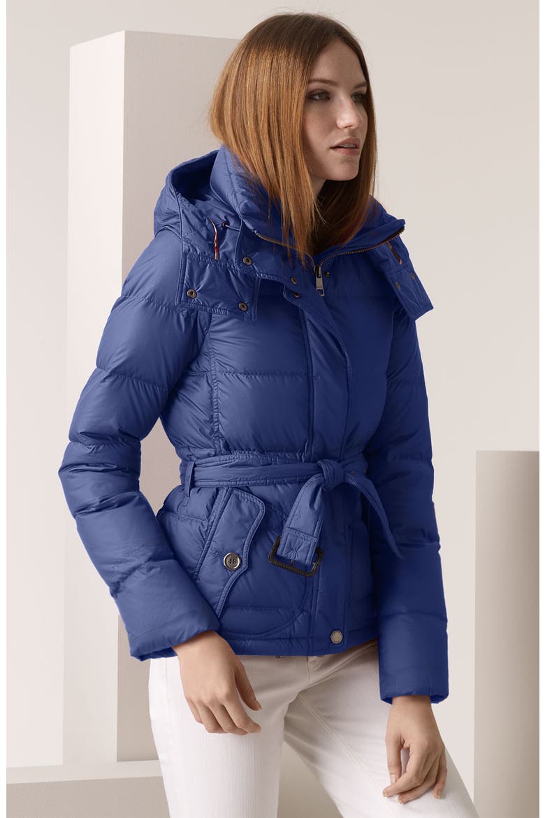 Quilted Down Convertible Jacket, Main, color, JET BLUE