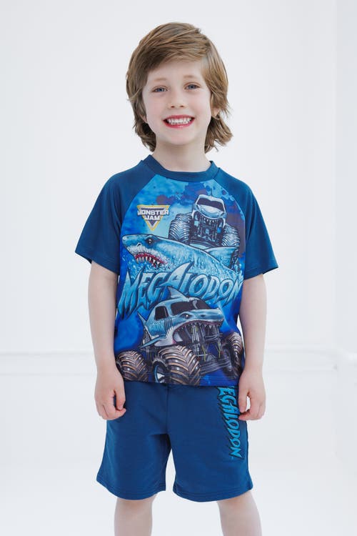 Monster Jam 3pc Tank Top, Tee & Shorts Set In Multi