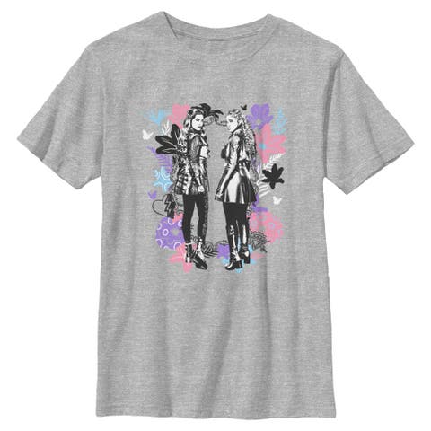 Boy's Descendants Wicked Wonderland Chloe and Red Sketch  Graphic T-Shirt