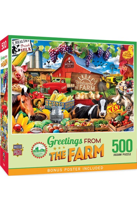 Greetings From the Farm 500pc Puzzle