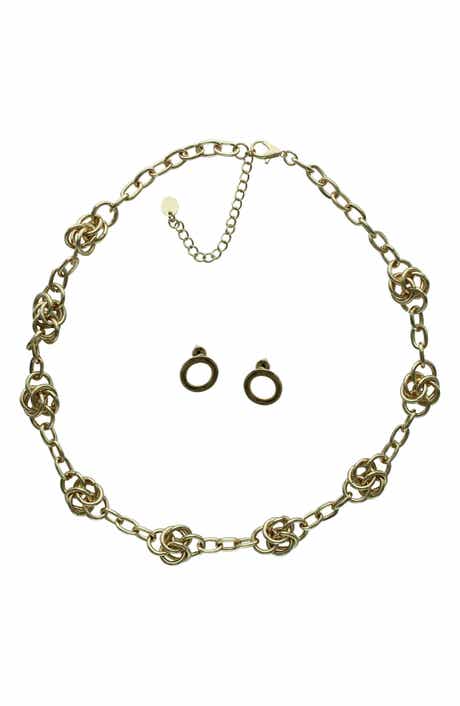 Odeta Necklace & Earrings Set