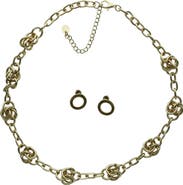 OLIVIA WELLES Odeta Necklace & Earrings Set