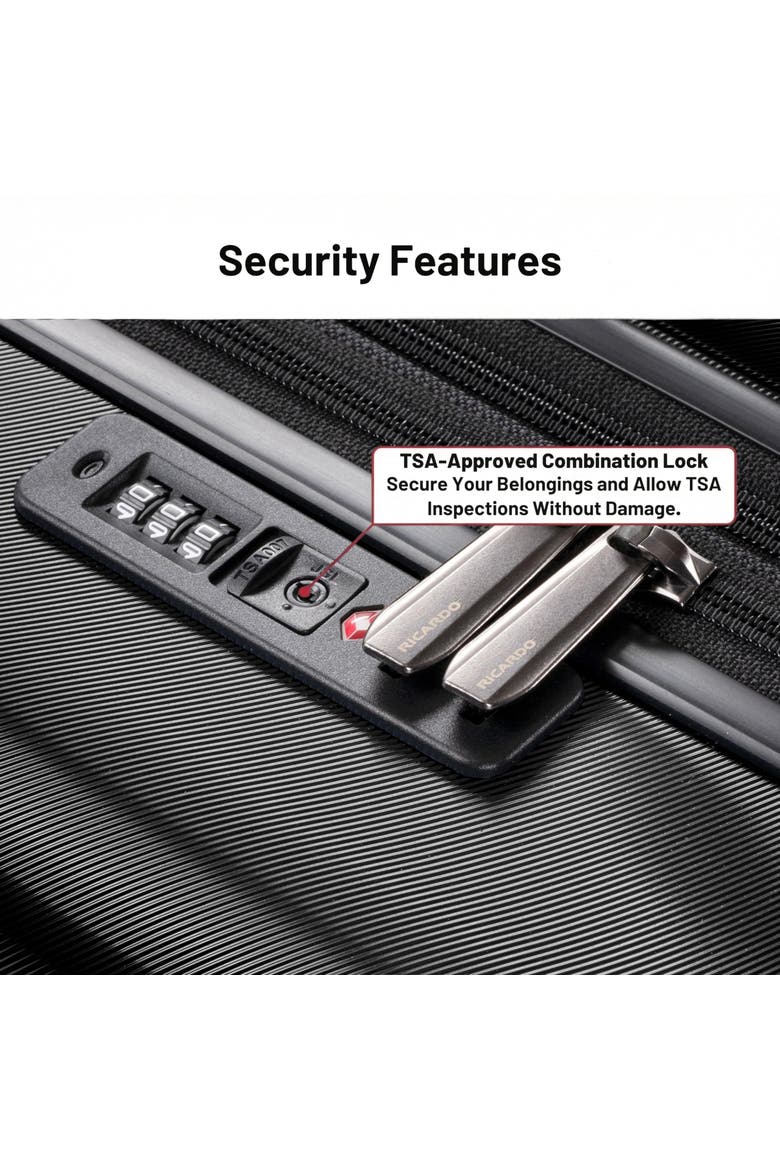 Brentwood Hardside 21" Expandable Carry-on Luggage, Alternate, color, Onyx