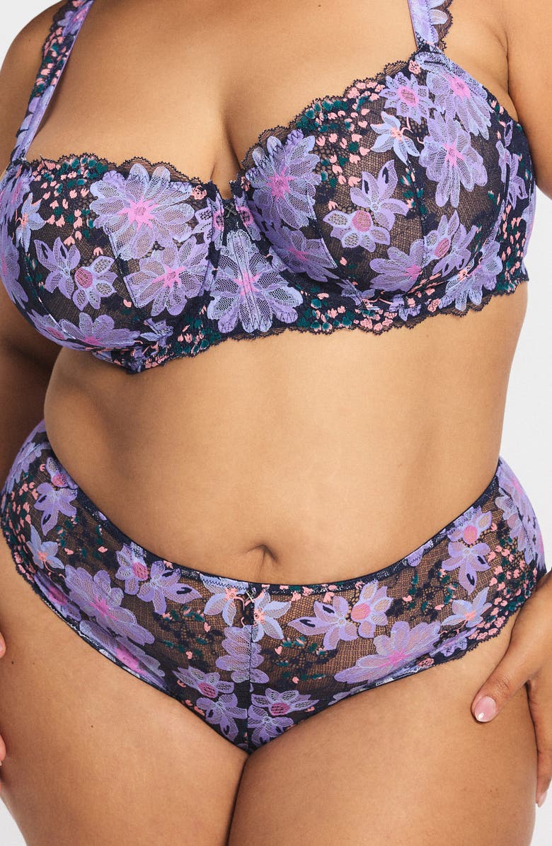 SAVAGE X FENTY Fleur Fantasy Cheeky Briefs, Alternate, color, Dark And Stormy Blue