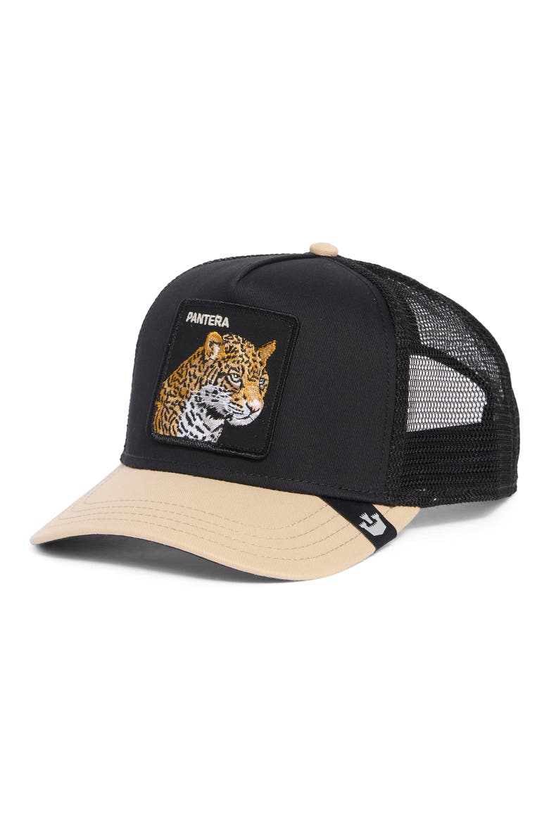 The Pantera Trucker Hat, Main, color, BLACK