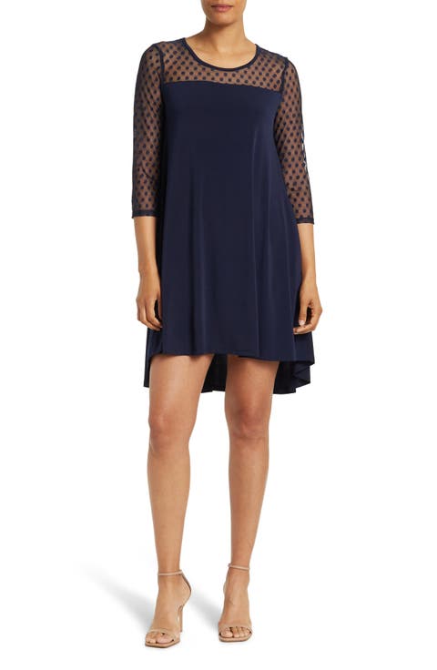 Mesh Hi-Lo Dress