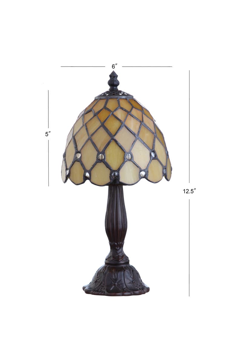 JONATHAN Y Campbell LED Table Lamp, Alternate, color, Bronze