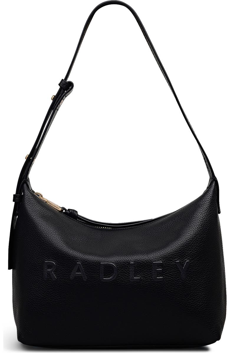 Radley Ridgeway Gardens Medium Ziptop Satchel Bag, Main, color, Black