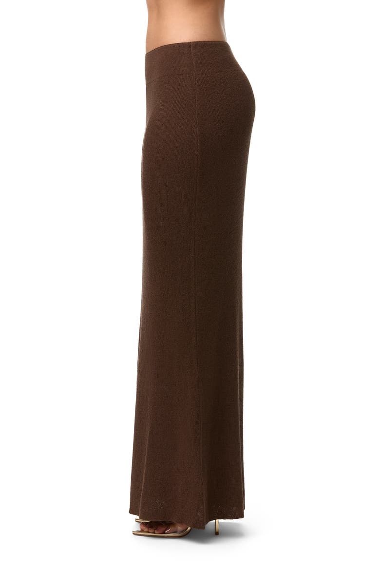 Knit Maxi Skirt, Alternate, color, CHOCOLATE
