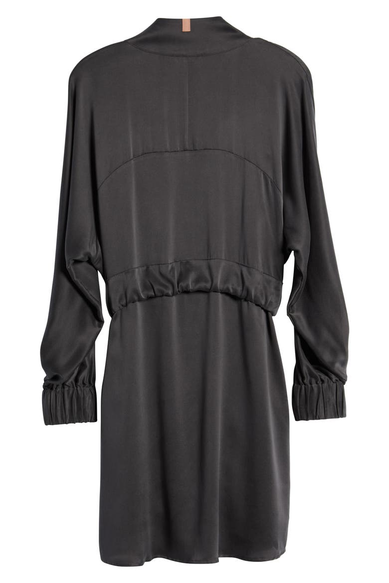 Washable Silk Robe, Alternate, color, MEDITATIVE GREY