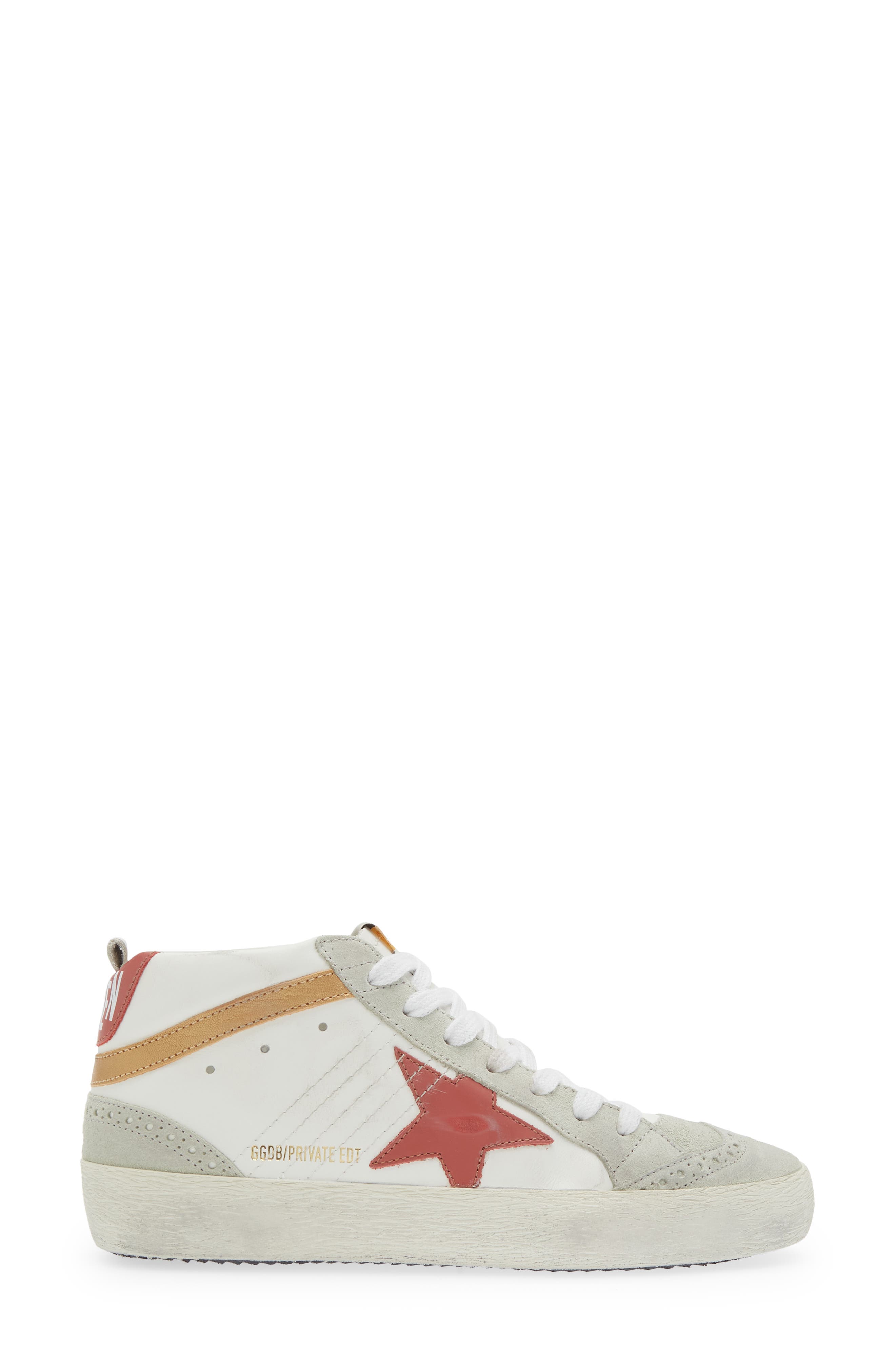 Golden Goose Mid Star Sneaker, Alternate, color, 