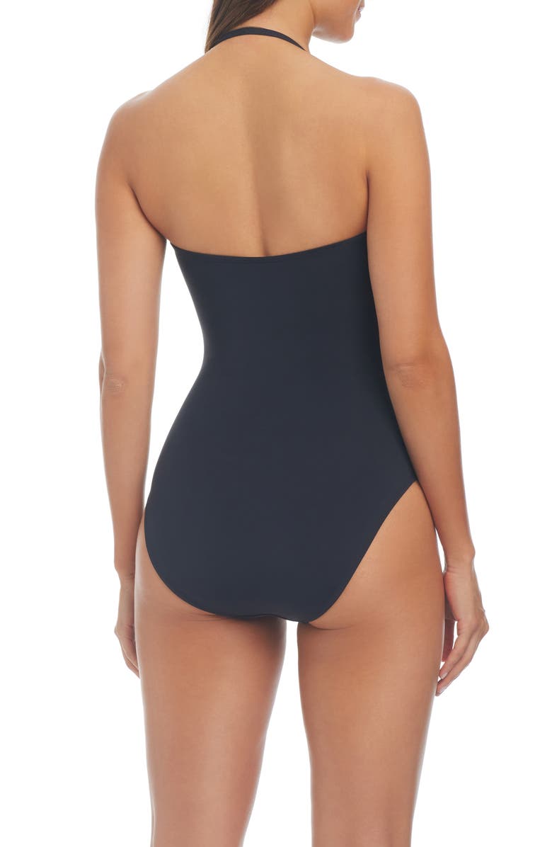 BLEU by Rod Beattie Kore Twist One-Piece Swimsuit, Alternate, color,