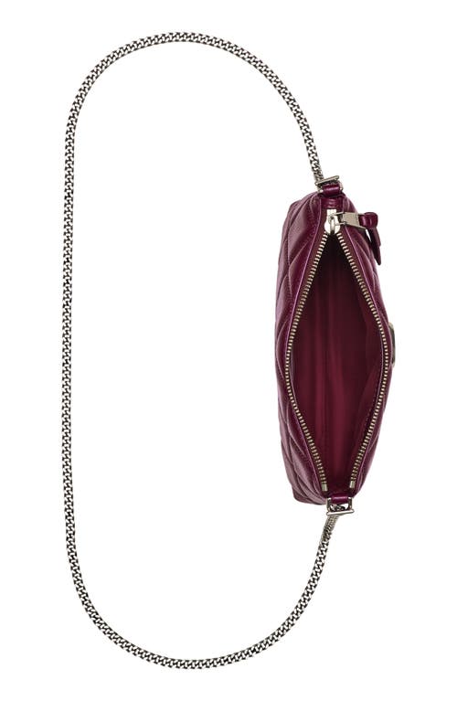 Marc Jacobs The Quilted Snapshot Pochette Bag In Purple