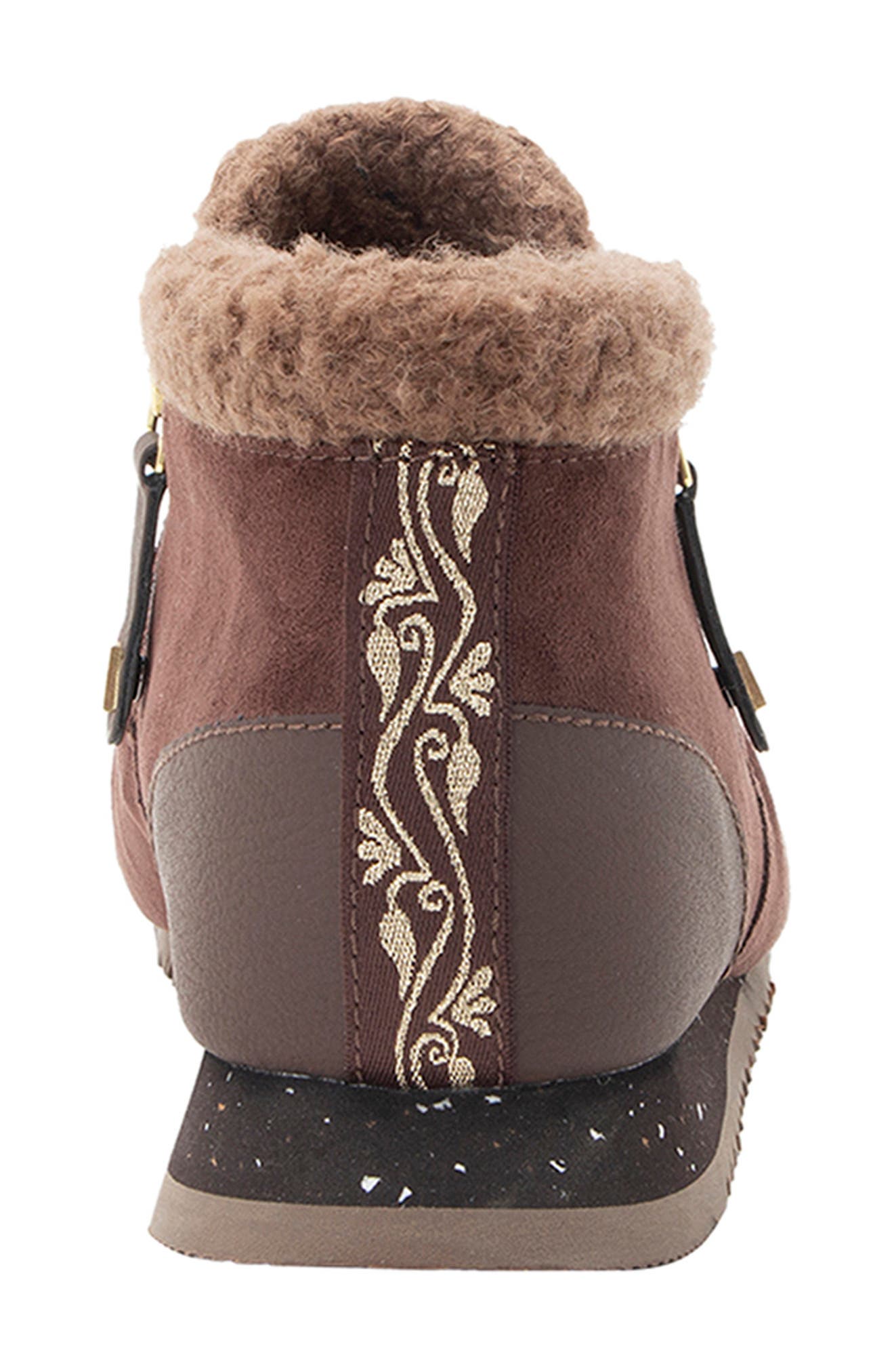 Rylah Bootie with Genuine Shearling Trim, Alternate, color, 7929 MOCHA