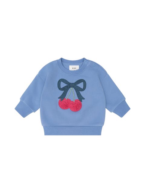 Cherry Bow Sweatshirt (Toddler, Little Kid, Big Kid)
