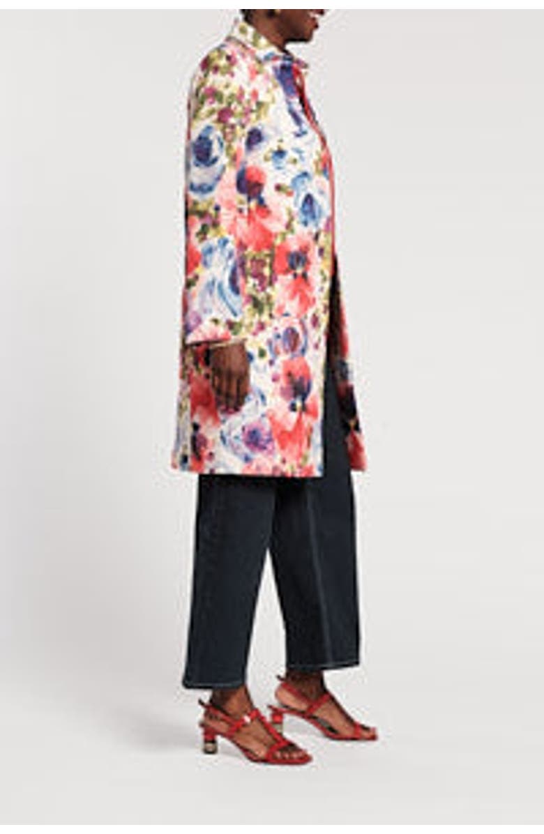 Frances Valentine Balmacaan Super Bloom, Alternate, color, Pink/Purple/Multi