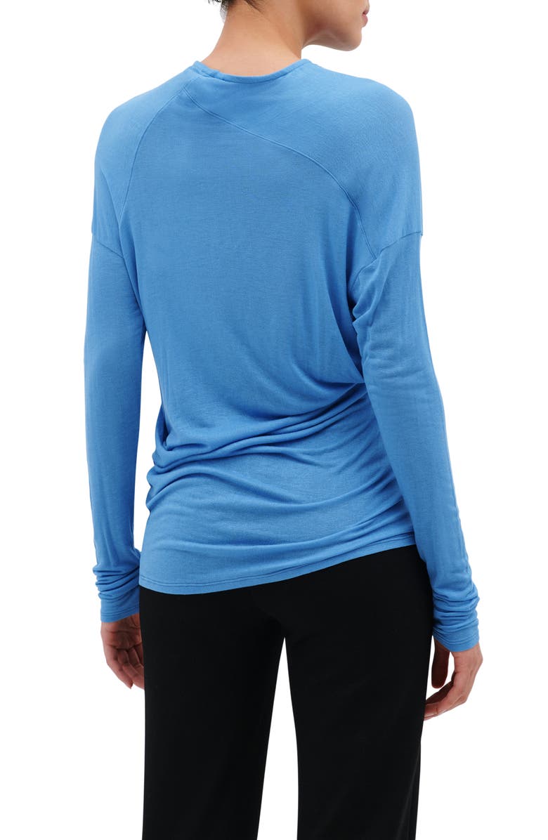 Marcella Sydney Gathered Top, Alternate, color, Sky Blue