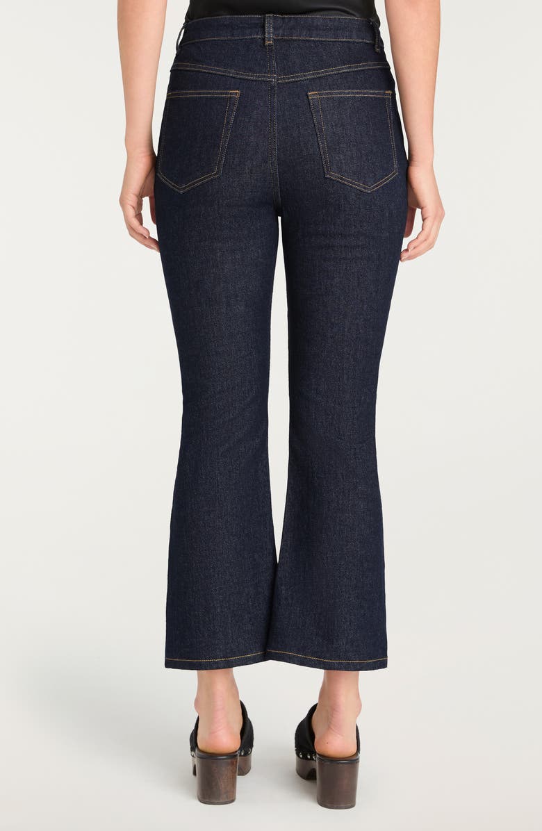 Cinq à Sept Stevie Crop Flare Jeans, Alternate, color, Indigo Noir