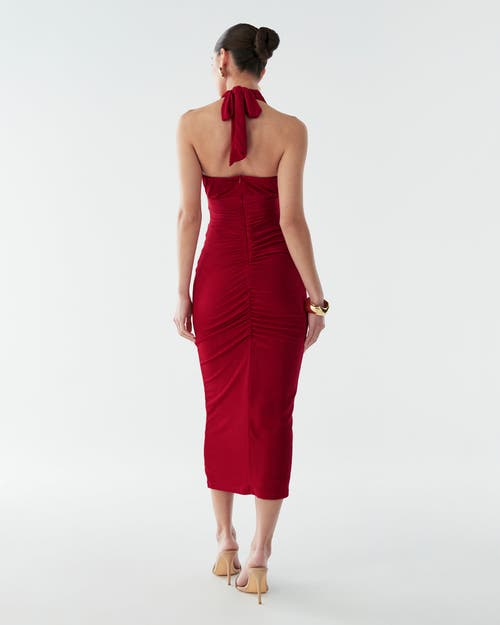 Bwldr Lizette Dress In Red
