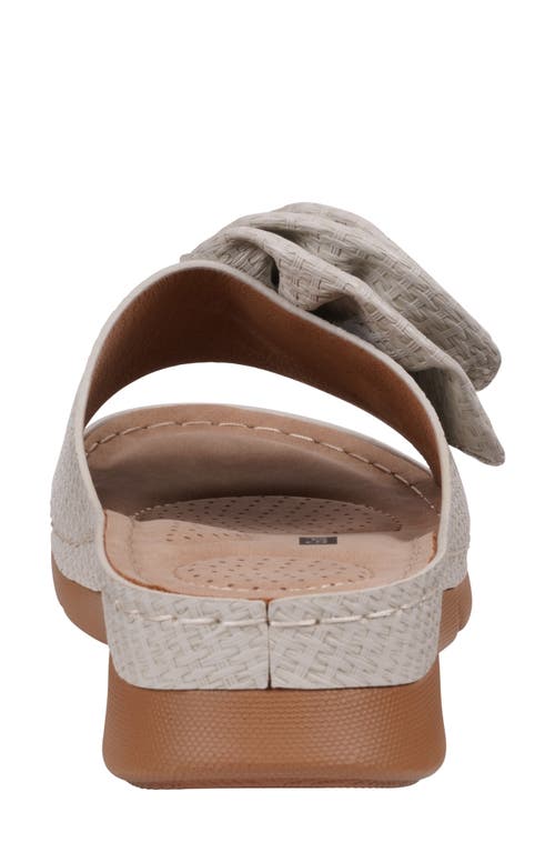 Gc Shoes Honey Comfort Platform Slide Sandal In Grey