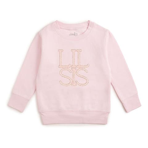 Lil Sis Pearl Patch Sweatshirt (Baby & Toddler)