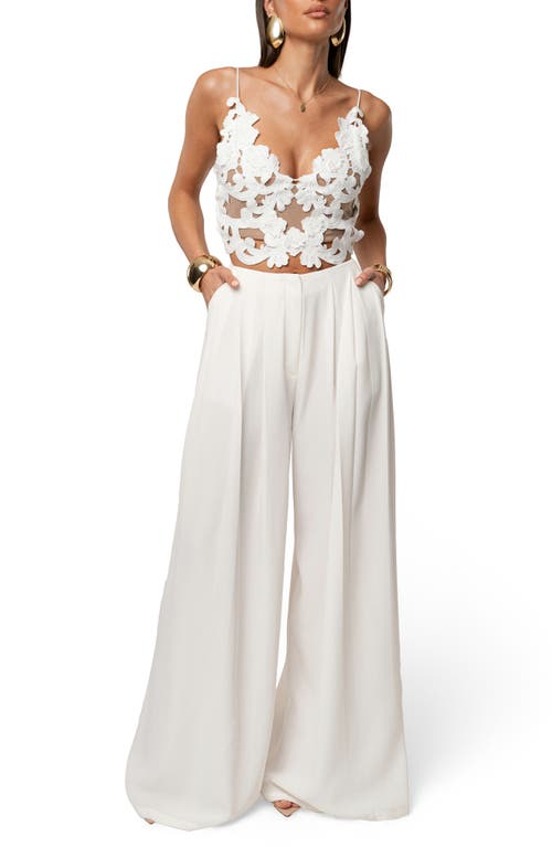 Jluxlabel Summer Ease Pants In White
