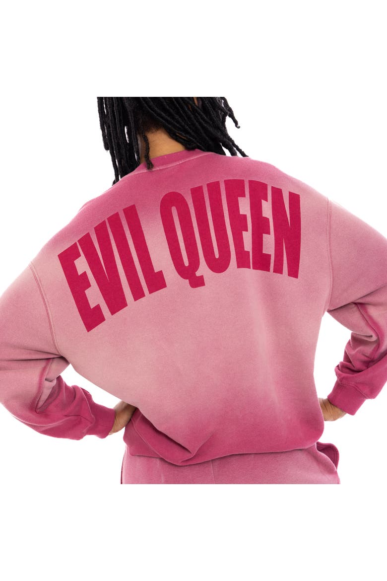 Villains Loungewear Sweatshirt, Alternate, color, Plum Evil Queen