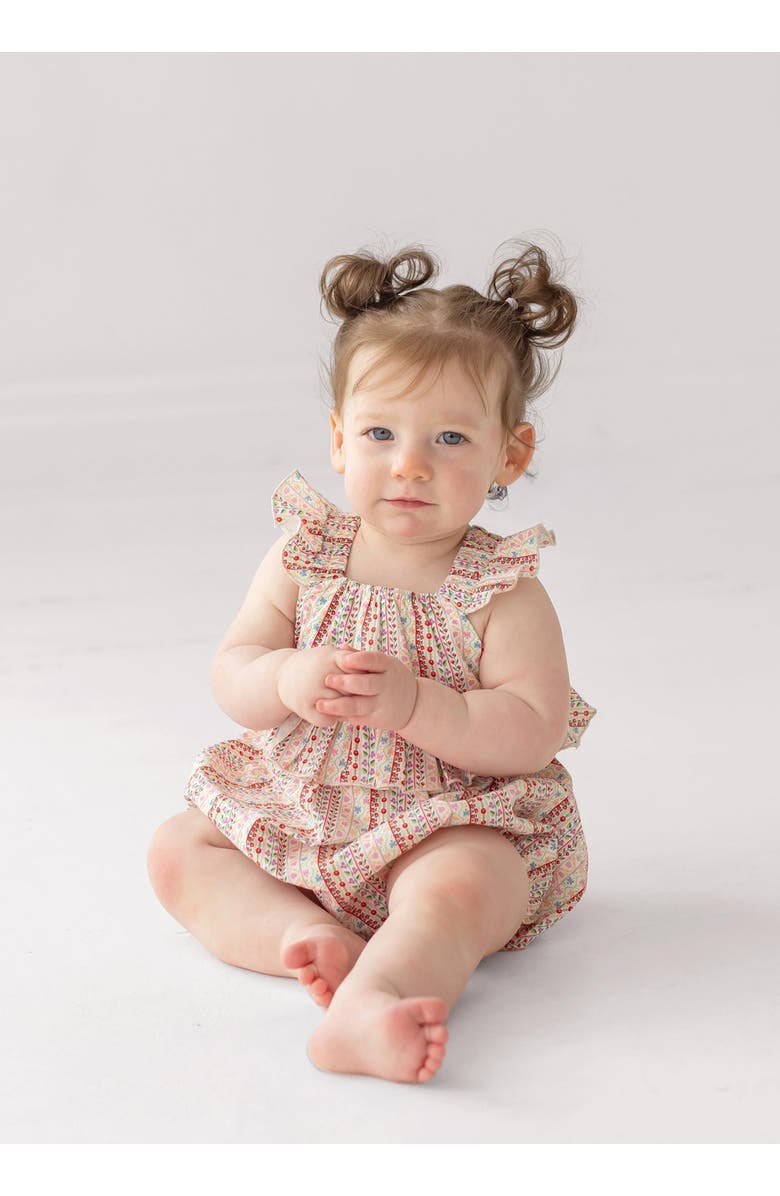 Mabel + Honey Bella Reina Sleeveless Romper, Alternate, color, Pink