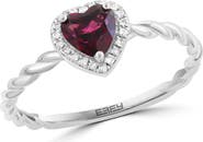 EFFY Rhodolite Garnet & Diamond Ring