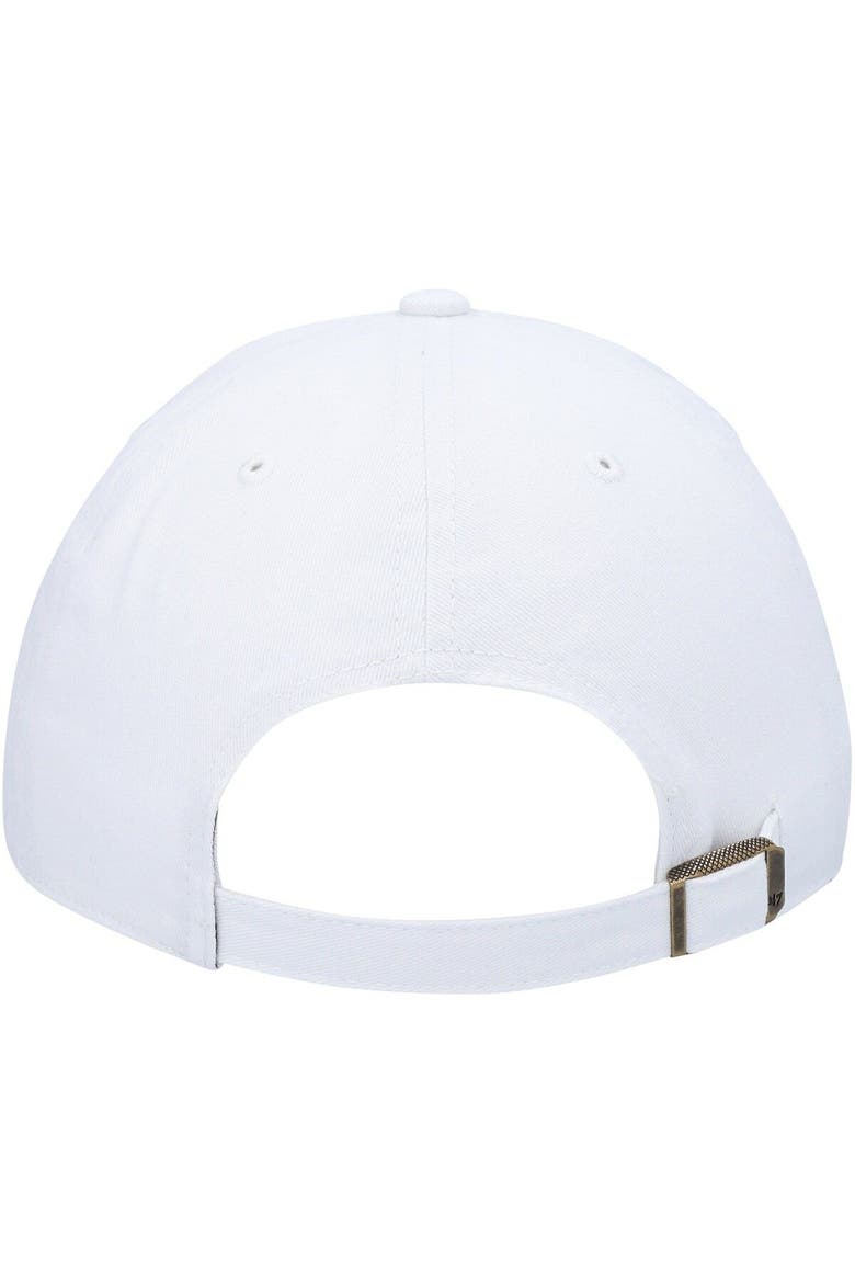 Women's '47 White Los Angeles Chargers Miata Clean Up Logo Adjustable Hat, Alternate, color, White
