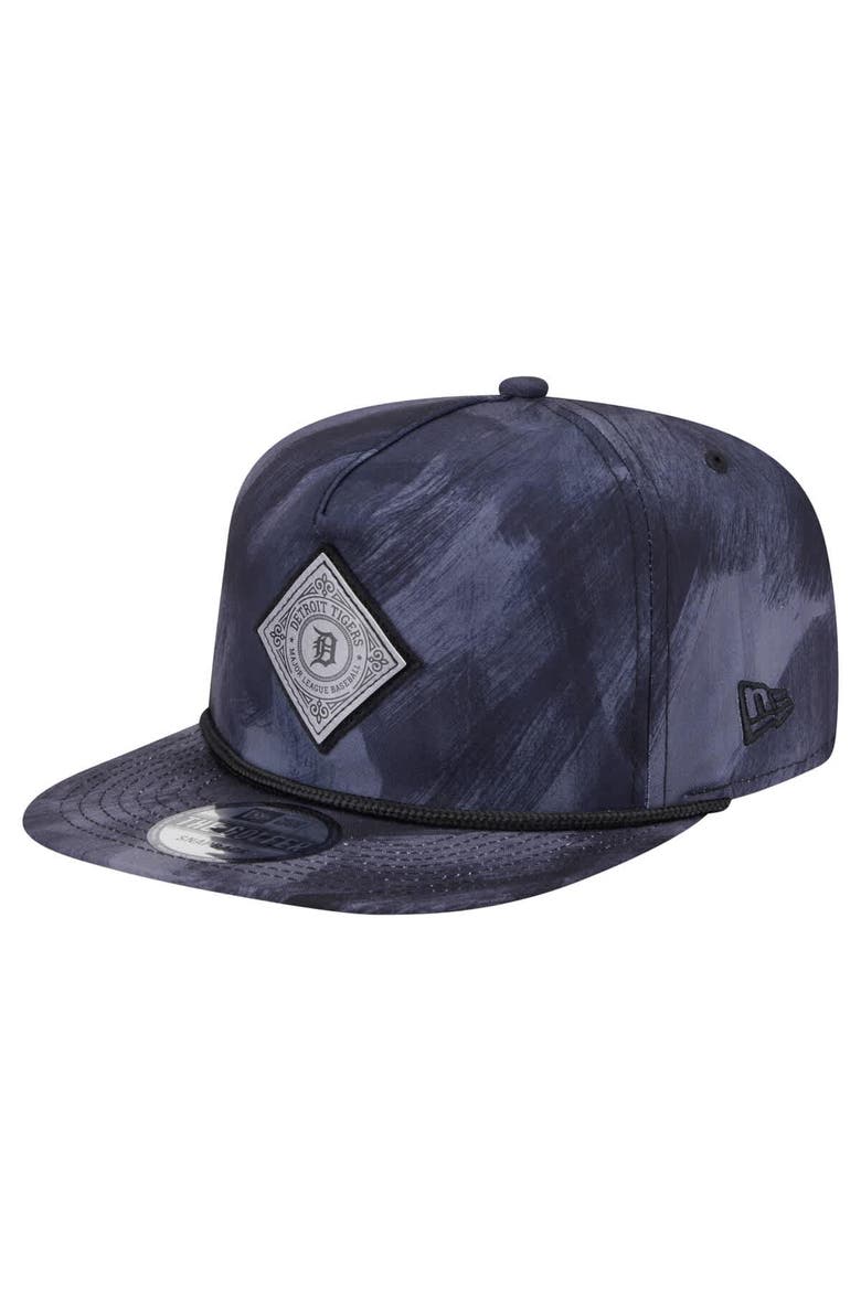 Men's New Era Navy Detroit Tigers Printed Golfer Snapback Hat, Main, color, Navy