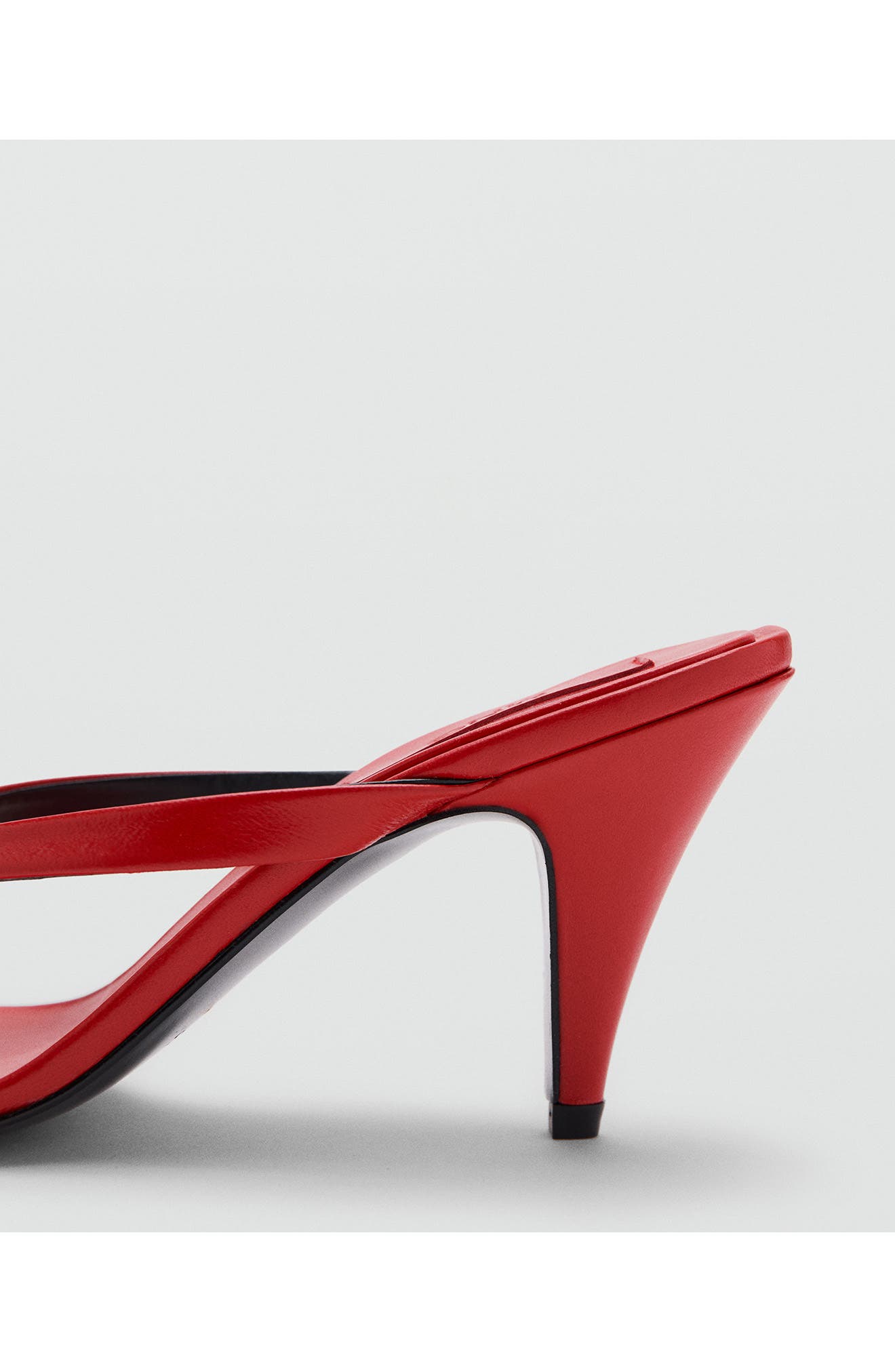MANGO Funnel Heel Flip Flop, Alternate, color, Red