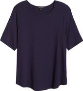 Universal Standard Lily Liquid Jersey Crewneck Top