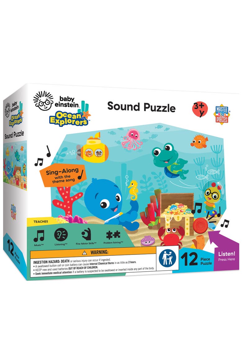 Baby Einstein Ocean 12pc Sound Puzzle, Main, color, Multicolor