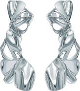 Ted Baker Leighanna Abstract Leaf Drop Earrings
