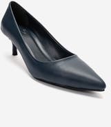 Forever & Always Shoes Jalen Leather Stiletto Pump