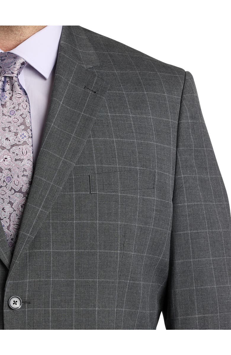Oak Hill by DXL Houndstooth Jacket-Relaxer Suit Jacket, Alternate, color, 