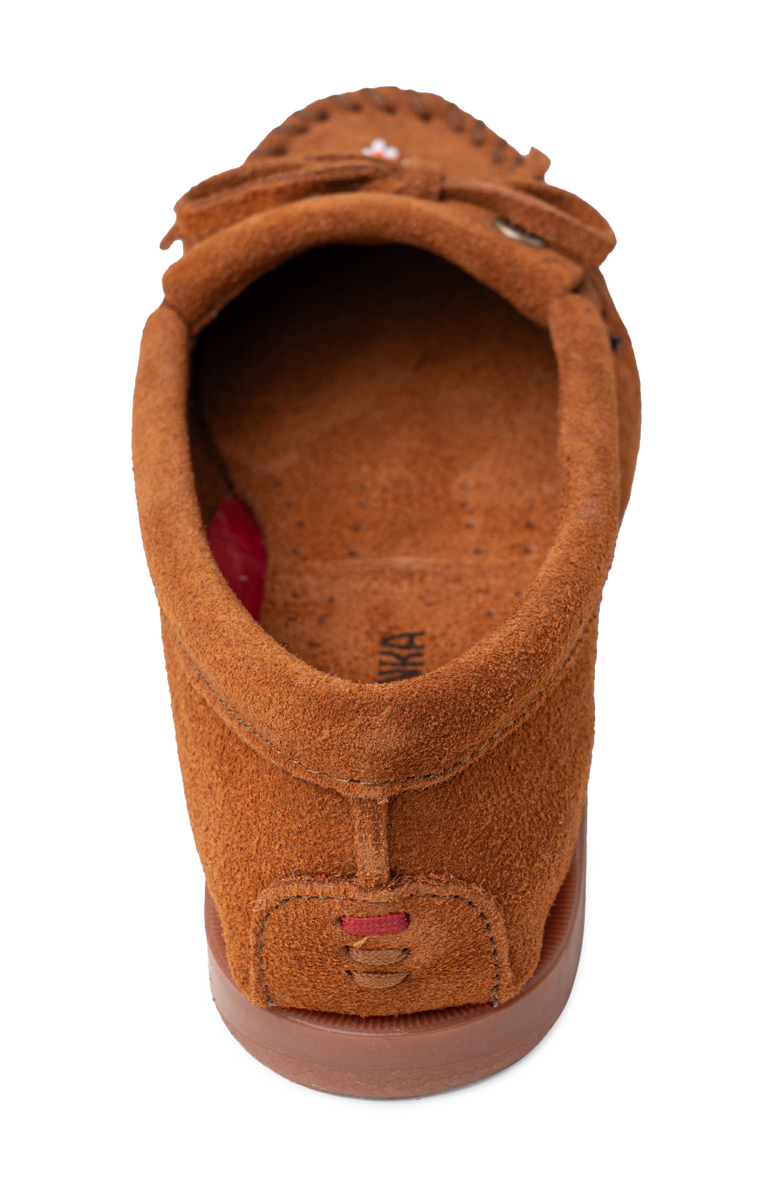 Nizhoni Moc Slipper, Alternate, color, BROWN