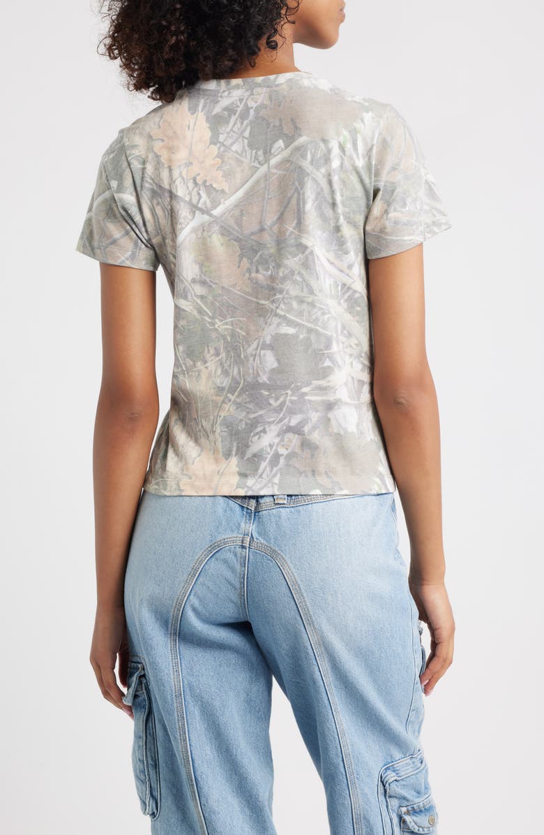 GOLDEN HOUR Star Appliqué Cotton Graphic T-Shirt, Alternate, color, Leaf Camo