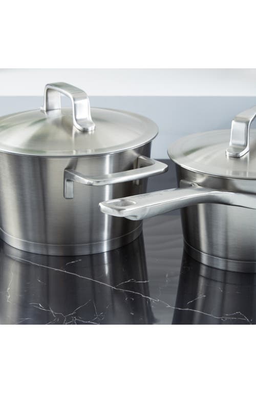 Berghoff Dina Meta 10-piece Cookware Set In Silver